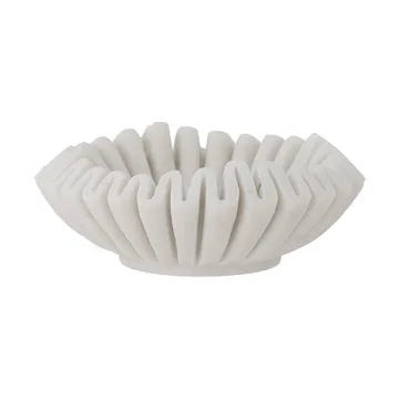 Harmonia decoratieschaal Ø17 cm - White marble - Bloomingville