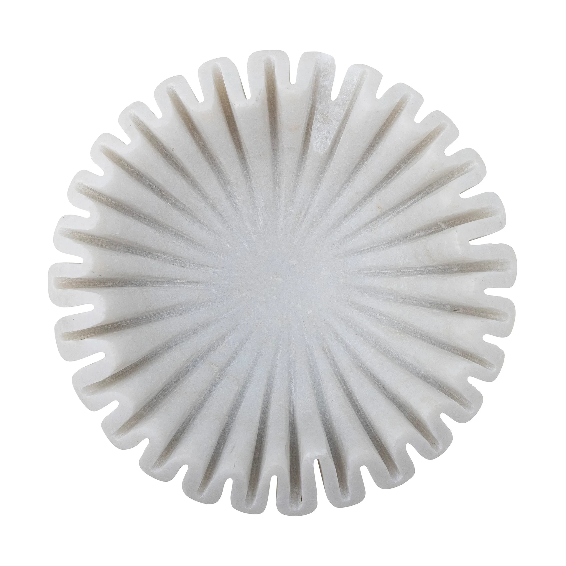 Harmonia decoratieschaal Ø17 cm, White marble Bloomingville