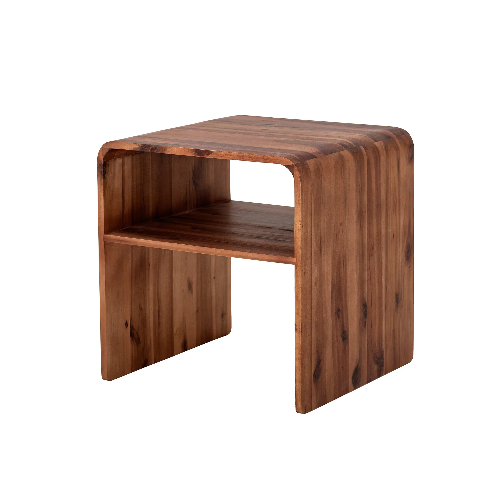 Hassel bijzettafel acacia, Bruin Bloomingville