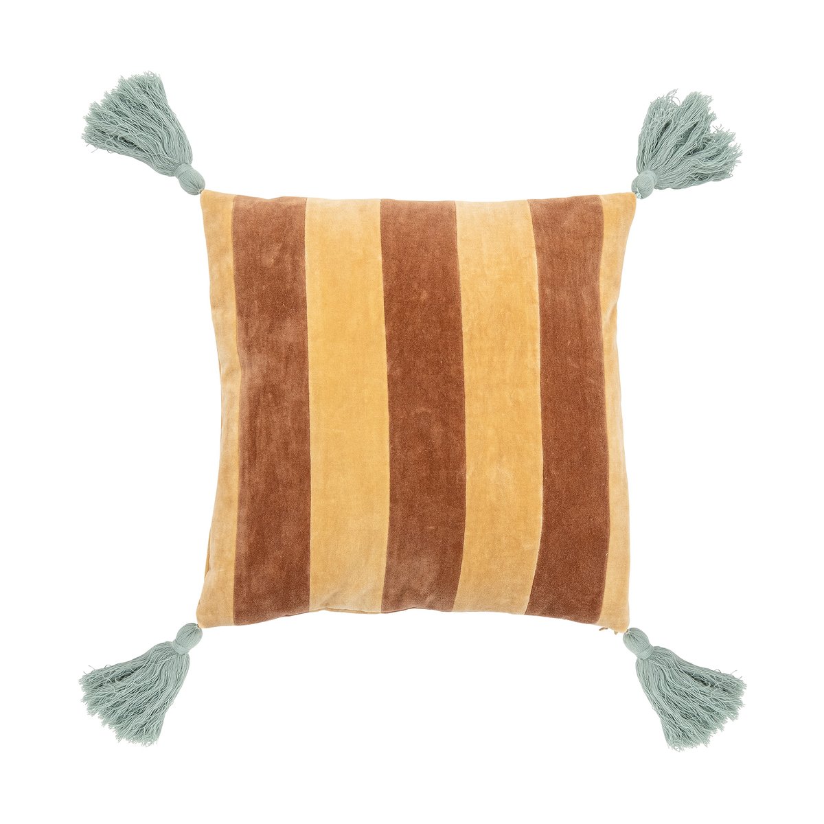 Bloomingville Hei kussen 40x40 cm Bruin-geel | Scandinavisch Interieur | Kussens | Bruin