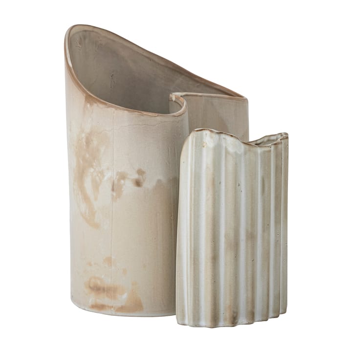 Henaj vaas 2-delig, Bruin-beige Bloomingville