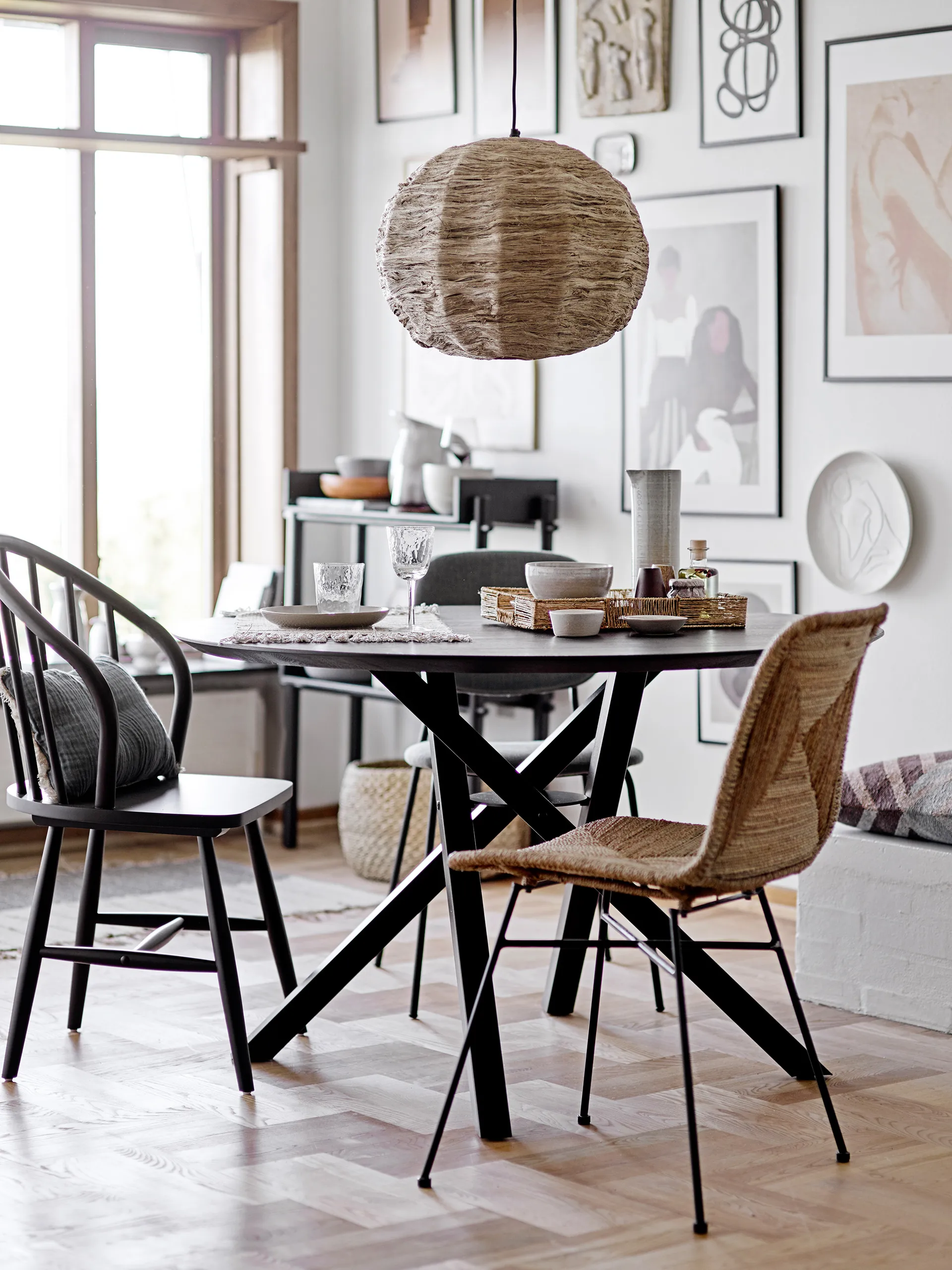 Hillow plafondlamp Ø46 cm, Natuur Bloomingville