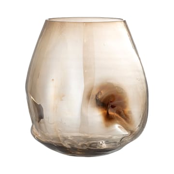 Ifza glazen vaas 20 cm - Bruin - Bloomingville