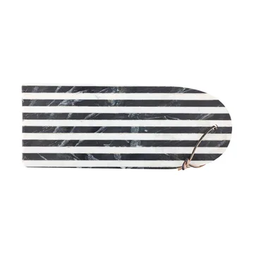 Illuna snijplank 20x40 cm - Zwart-wit marmer - Bloomingville