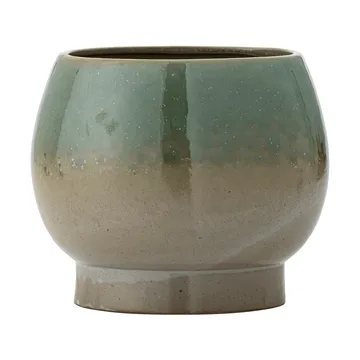 Imke bloempot met schotel - Green, 18,5x17,5 cm - Bloomingville