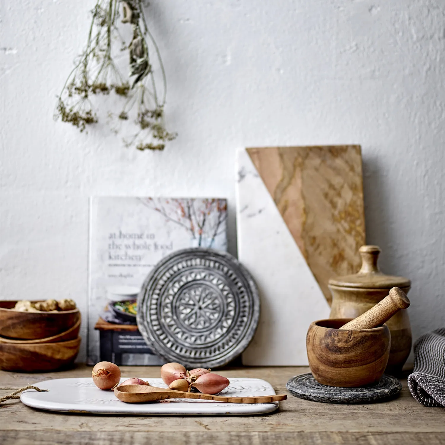 Inni vijzel met stamper, Natuur Bloomingville