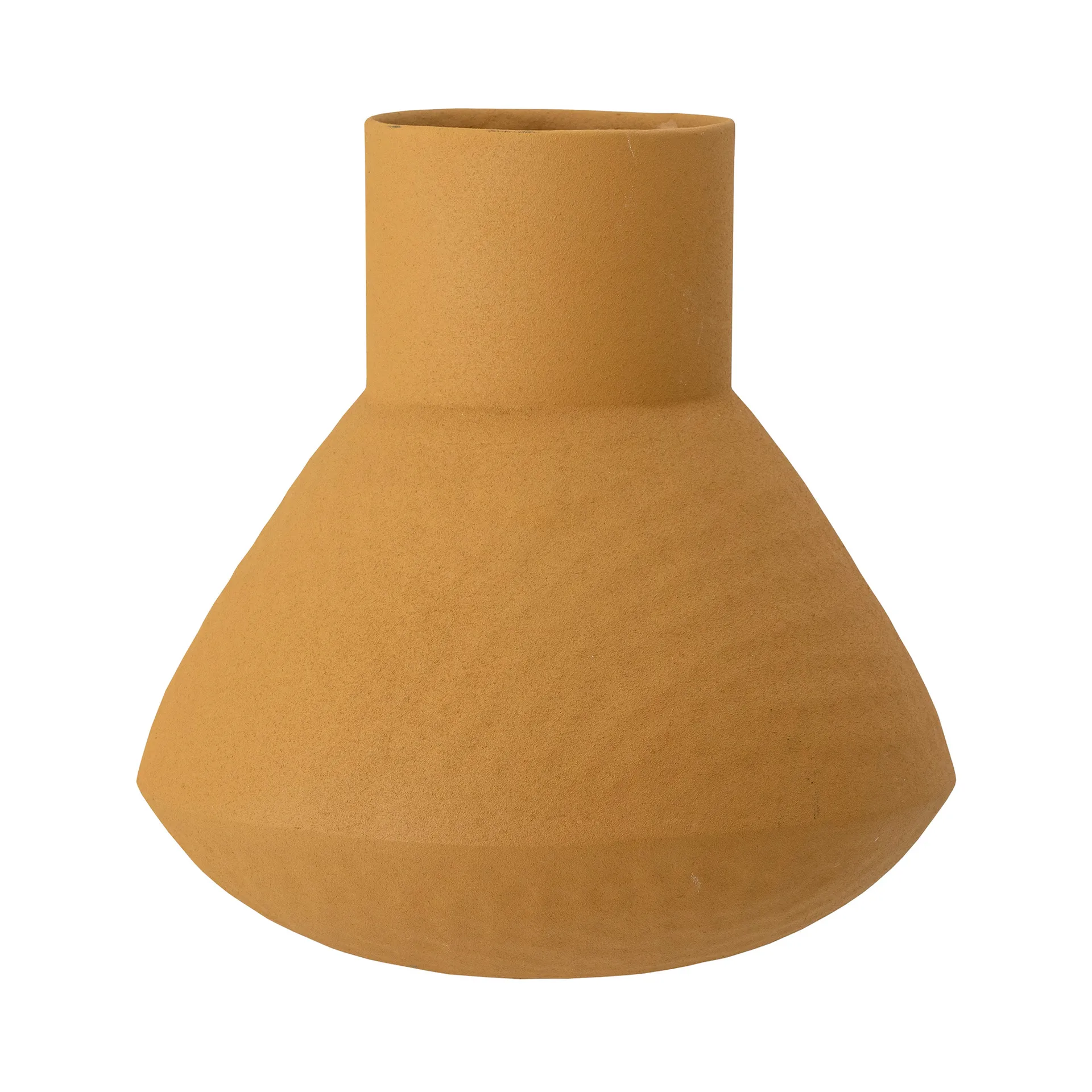 Isira vaas metaal 20,5 cm, Geel Bloomingville
