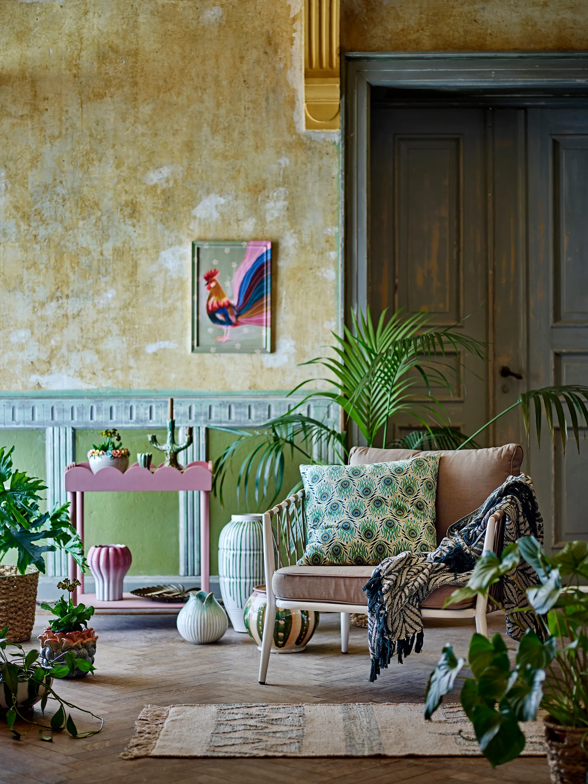 Isola bijzettafel 60x68 cm, Roos Bloomingville