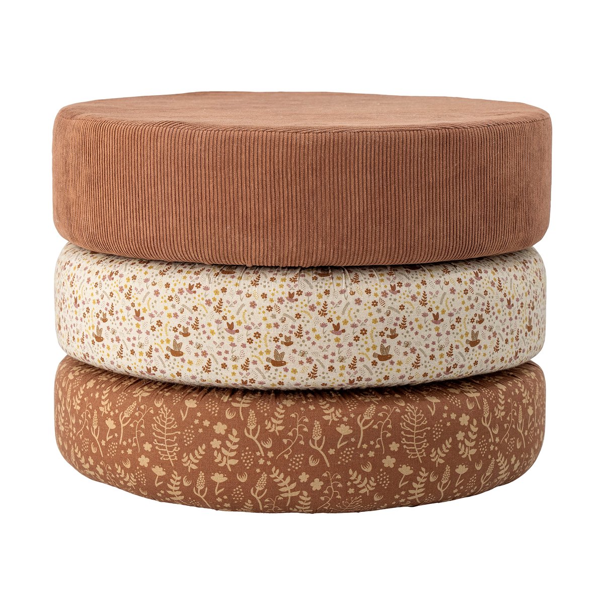 Bloomingville Jo poef 32xo43 cm Bruin | Scandinavisch Interieur | Poefs en hockers | Bruin
