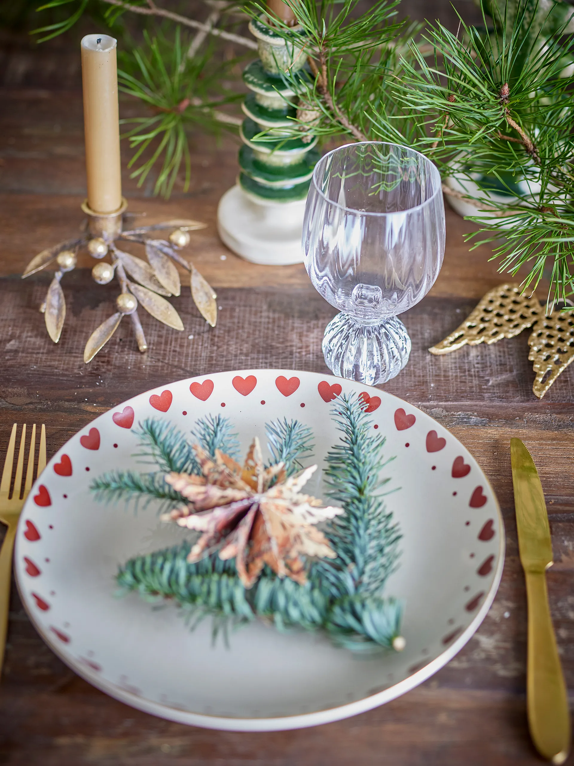 Jolly bord Ø26 cm, Rood Bloomingville