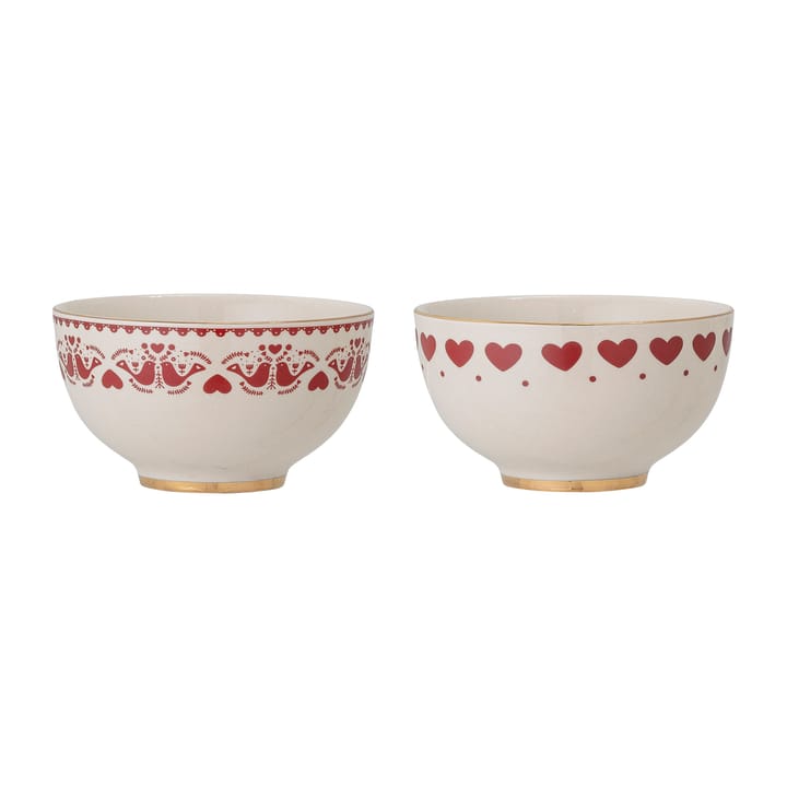 Jolly kom 2-pack - Red - Bloomingville