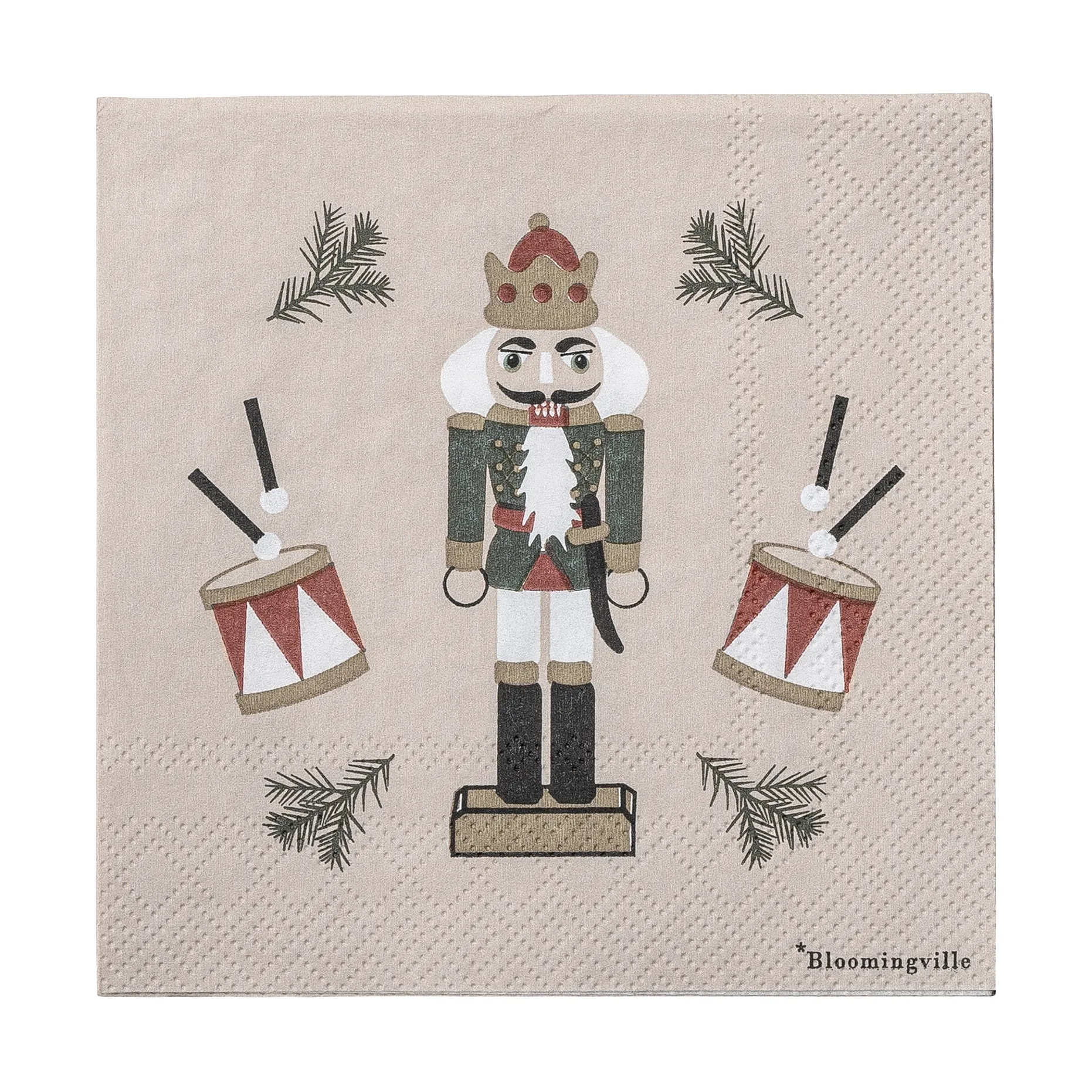 Jolly papieren servet 25x25 cm 20-pack, Multi Bloomingville