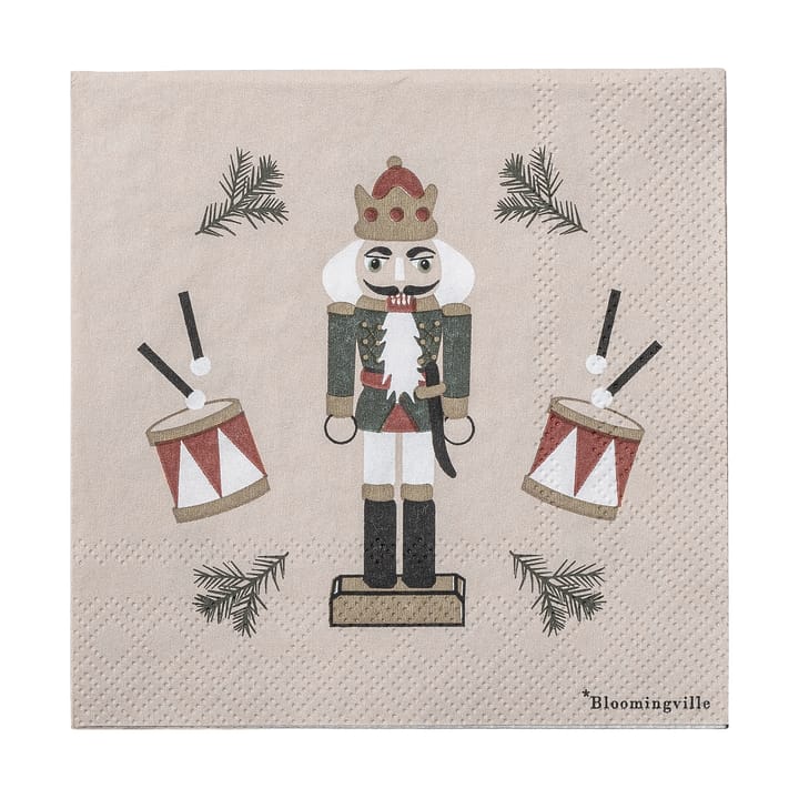 Jolly papieren servet 25x25 cm 20-pack - Multi - Bloomingville