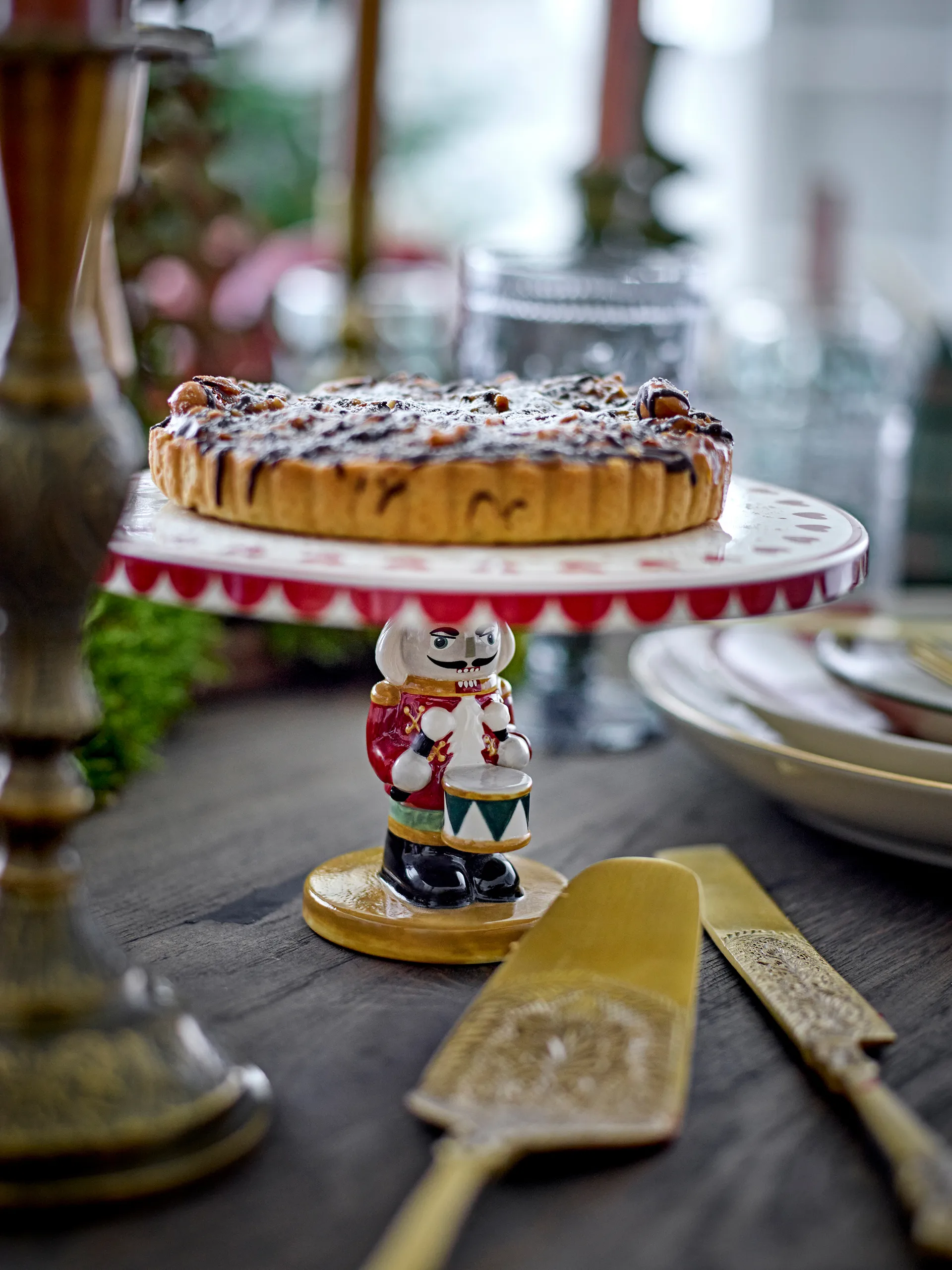 Jolly taartplateau Ø20 cm, Rood Bloomingville