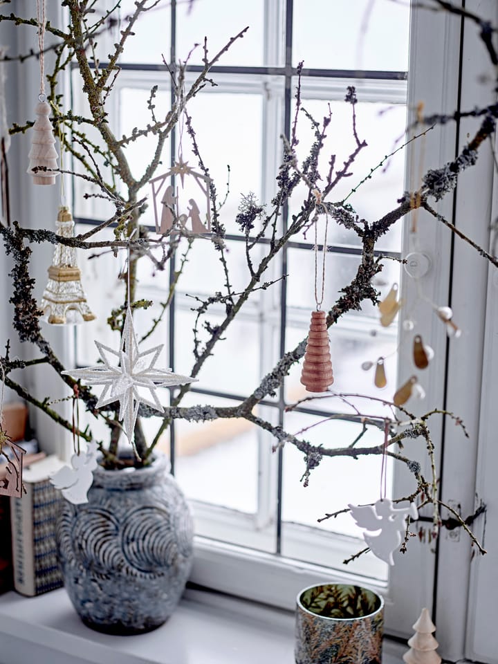 Jonan kerstboomhanger hout 9-delig, Kribbe Bloomingville