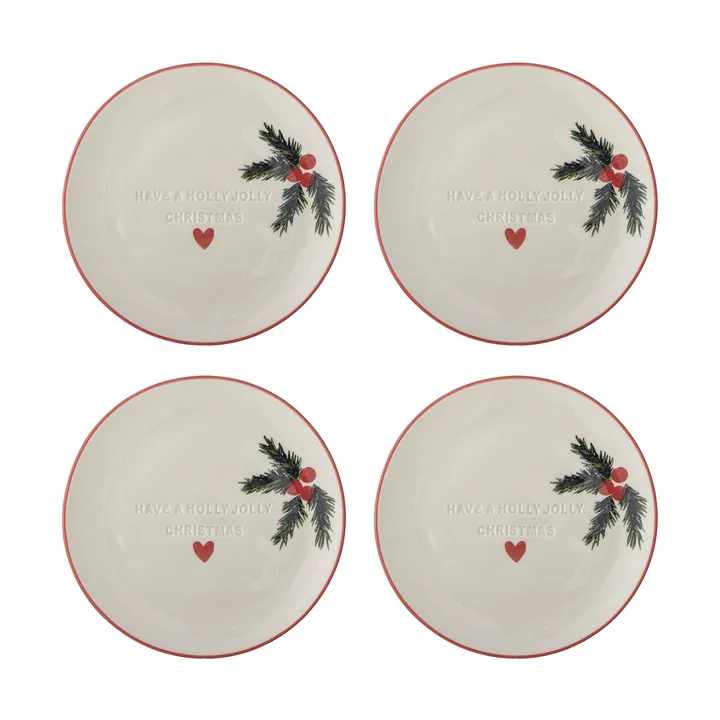Jovida assiett - Nature, 4-delig, Ø16 cm - Bloomingville