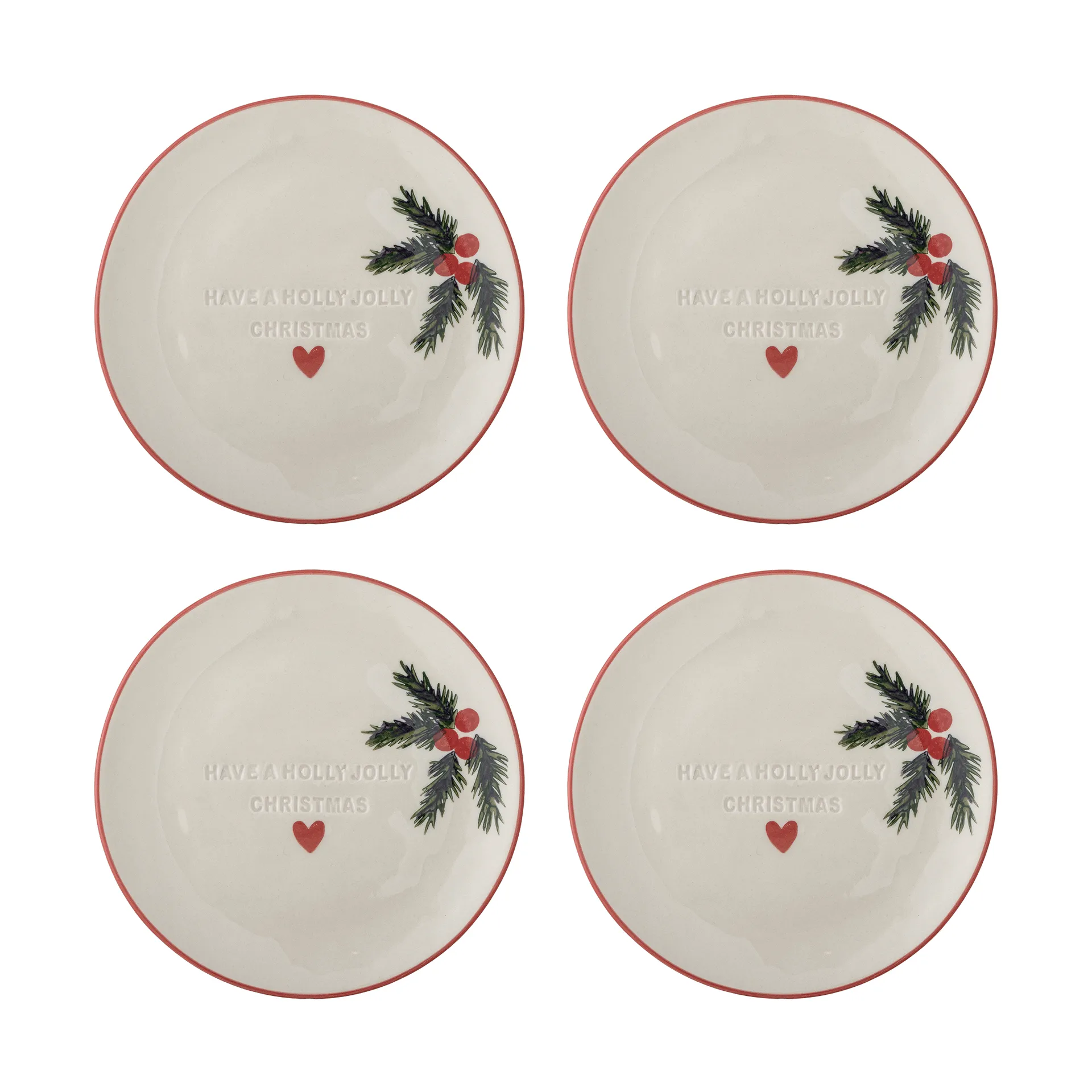 Jovida ontbijtbord, Nature, 4-delig, Ø16 cm Bloomingville