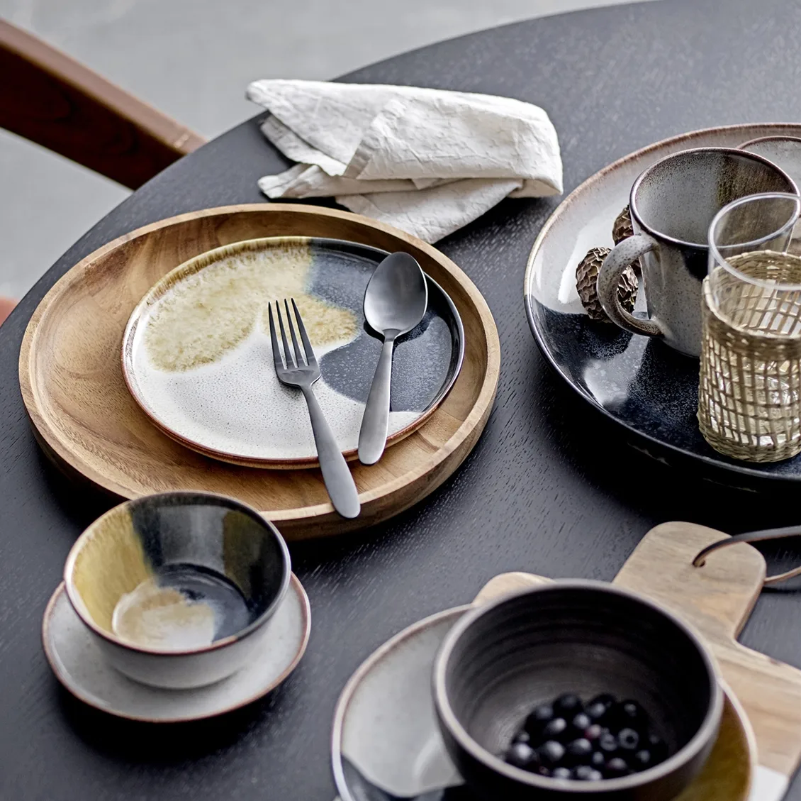 Jules serveerschaal 35 cm, Multi Bloomingville