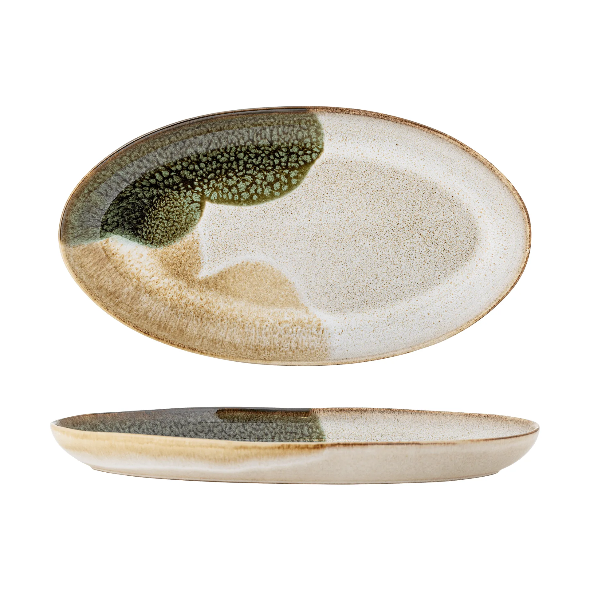 Jules serveerschaal, Green, 33,5x18,5 cm Bloomingville