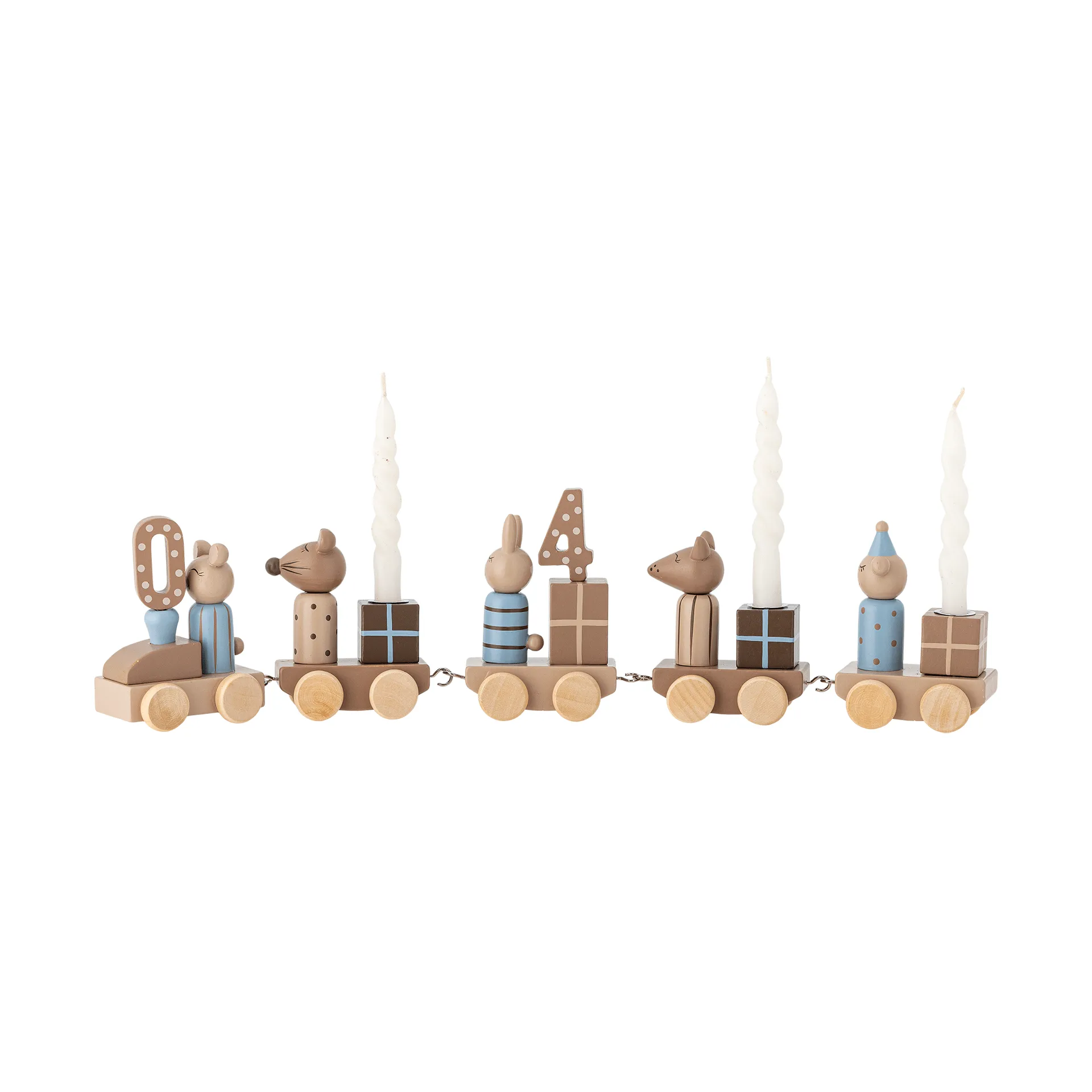 Junaid verjaardagstrein, Bruin-beige Bloomingville