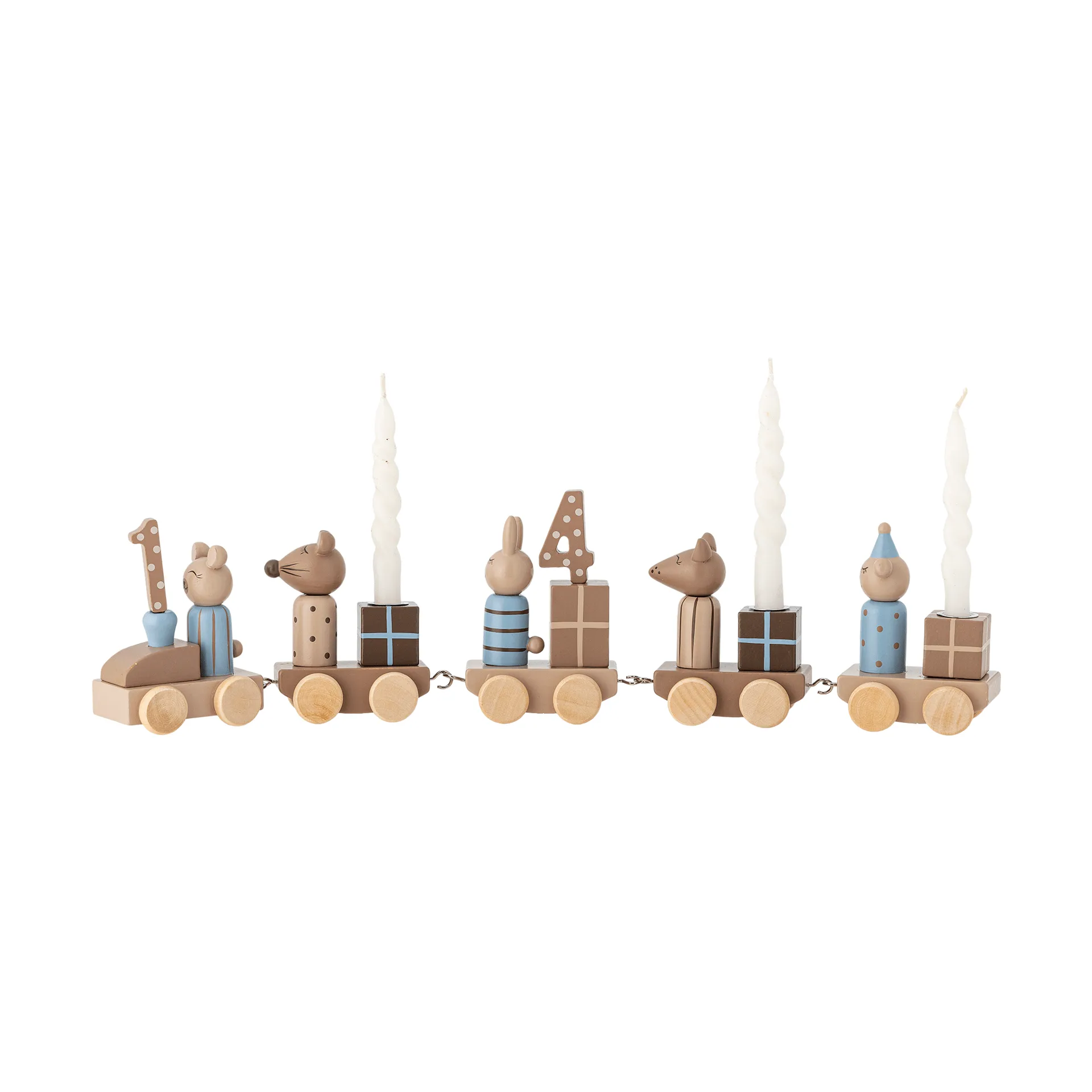 Junaid verjaardagstrein, Bruin-beige Bloomingville