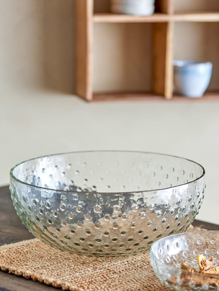 Justina schaal Ø30,5 cm, Clear Bloomingville