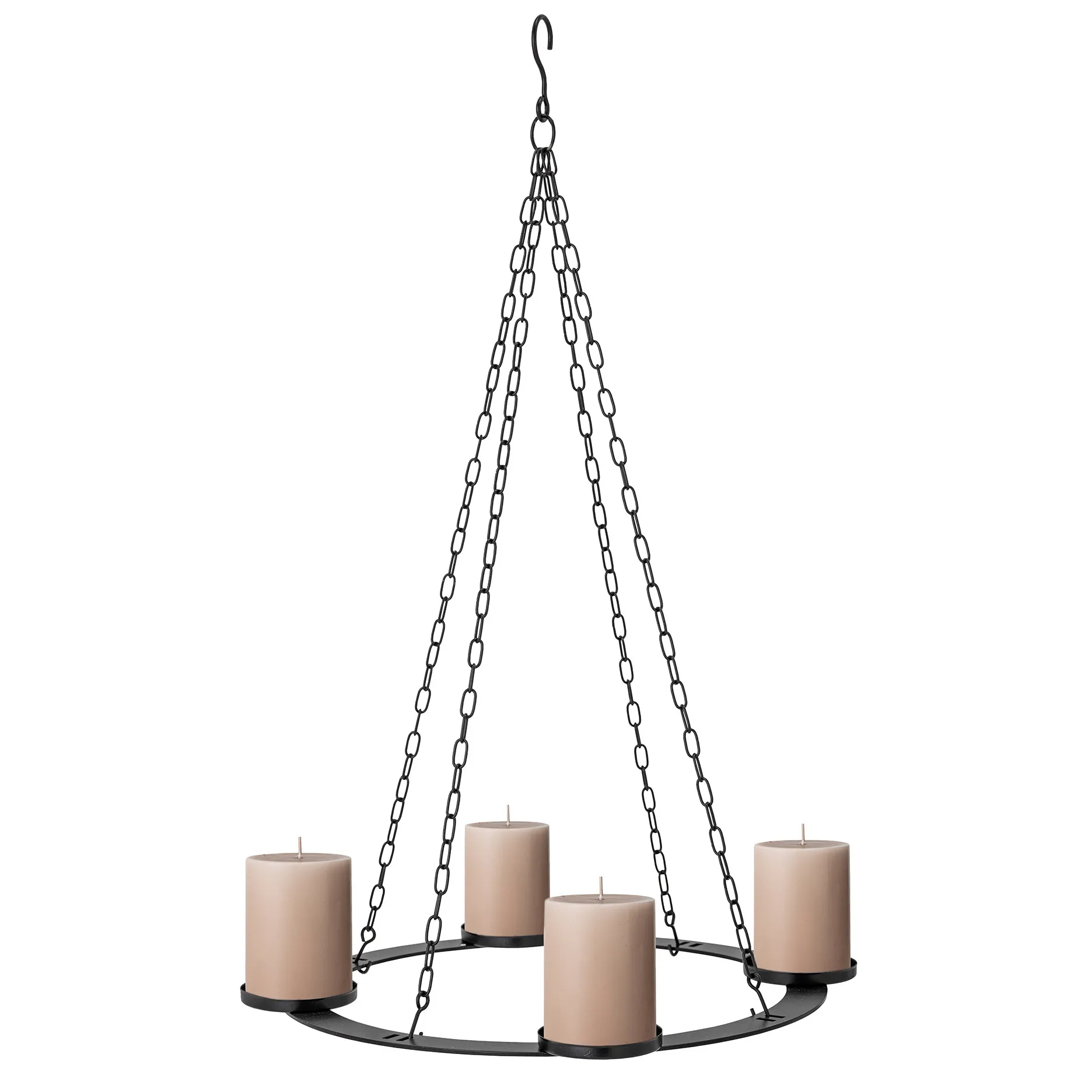 Jutta adventskandelaar kroonluchter Ø40 cm, Zwart Bloomingville