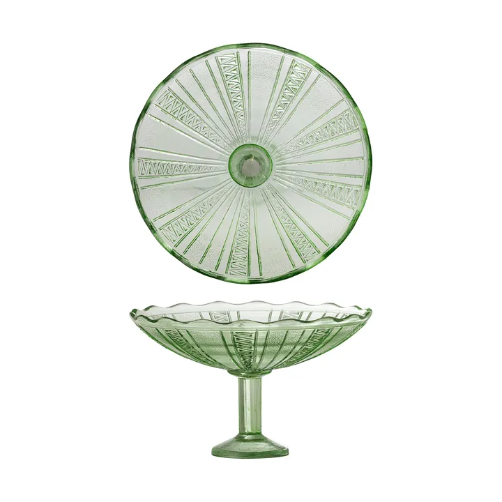 Kaddy pedestal skål - Groen, Ø23 cm - Bloomingville