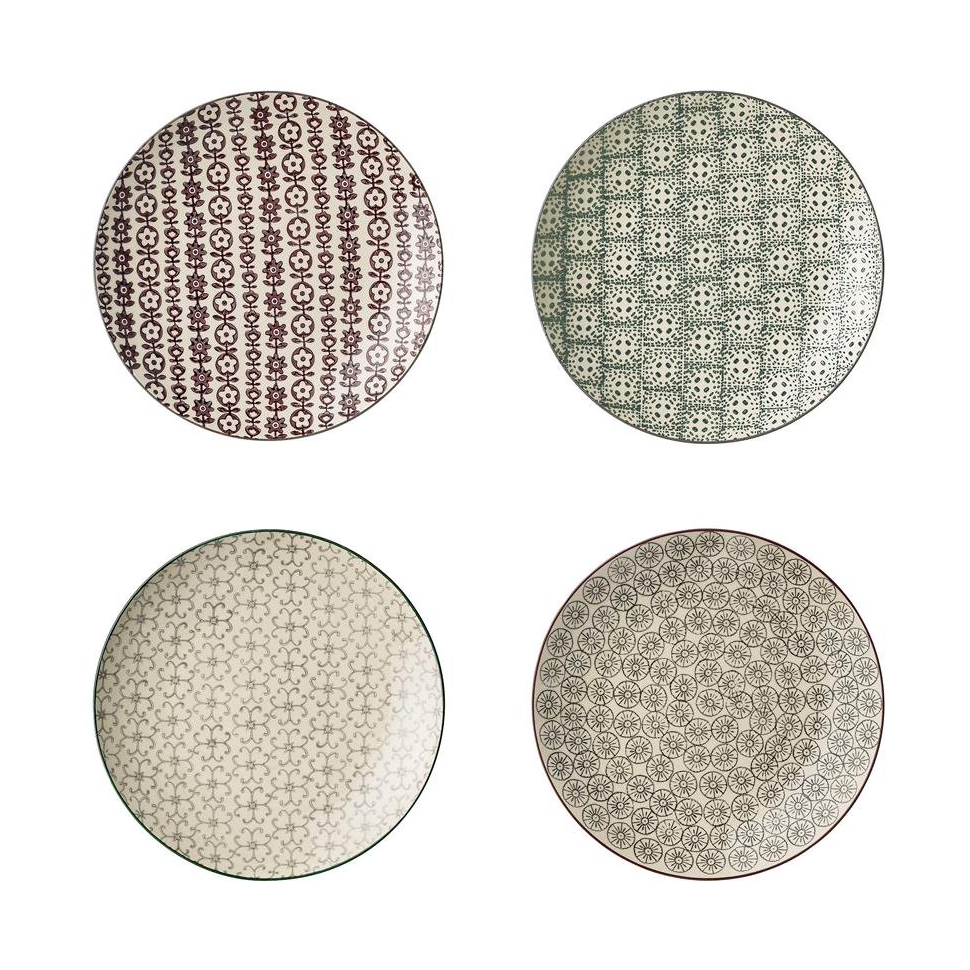 Bloomingville Karine bord 4 delig o 20 cm o 20 cm | Scandinavisch Interieur | Kleine borden | Multi