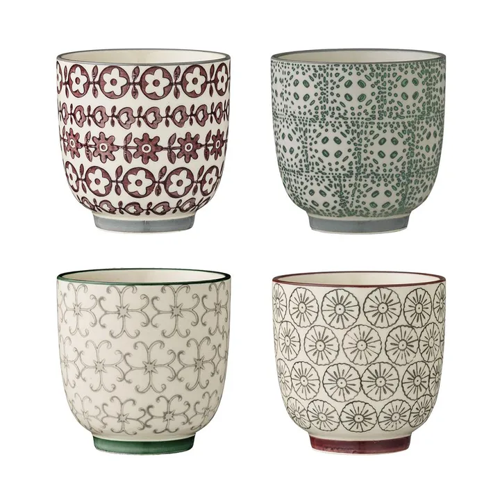 Karine kop 4-delig 7 cm. - Bloomingville