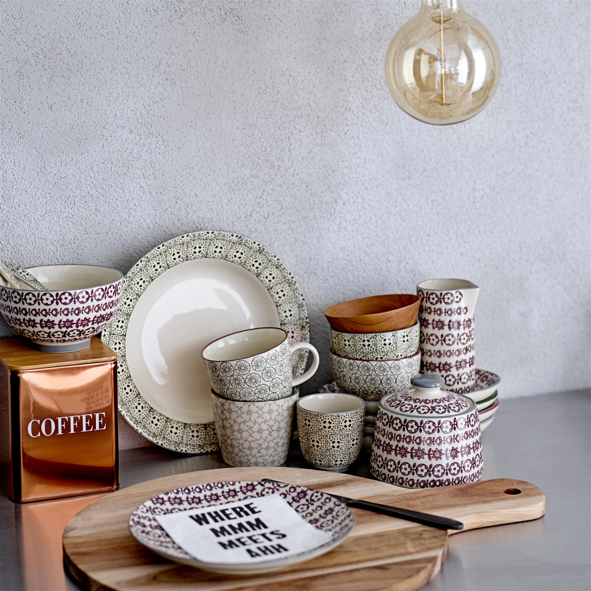 Karine mok 4-delig Ø 9,5 cm. Bloomingville