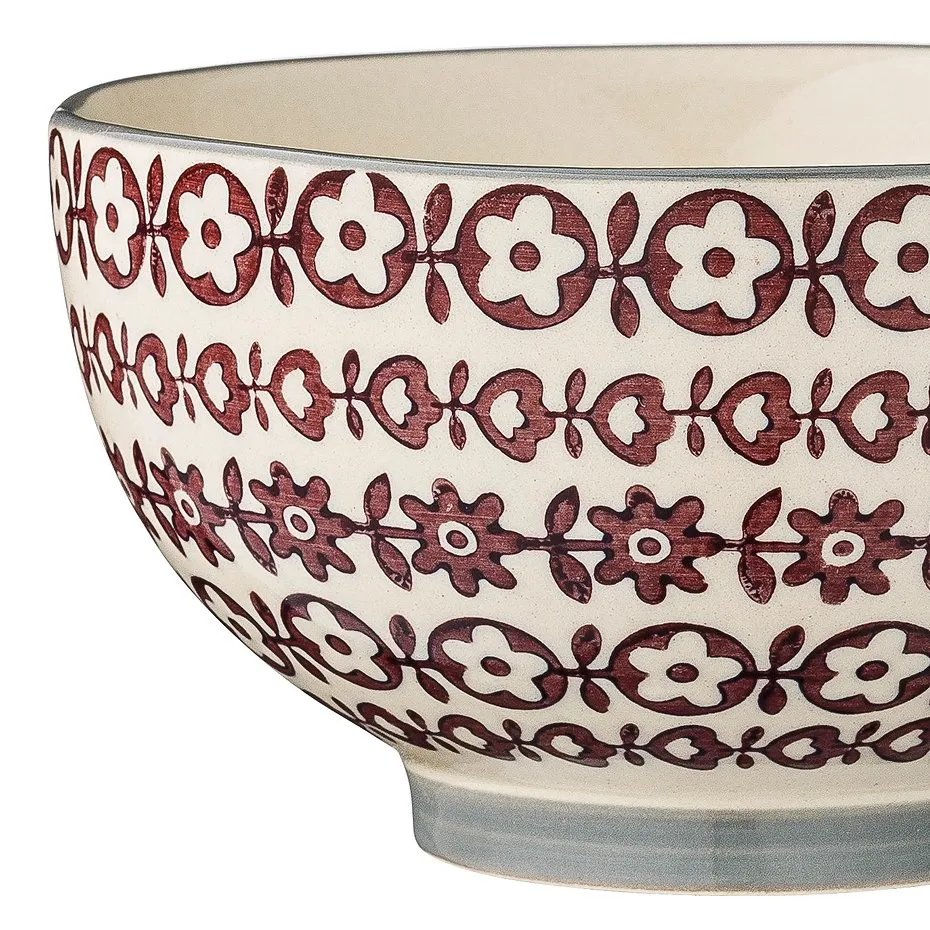 Karine schaal  Ø13.5 cm cm, 2-delig groen-rood,  Bloomingville