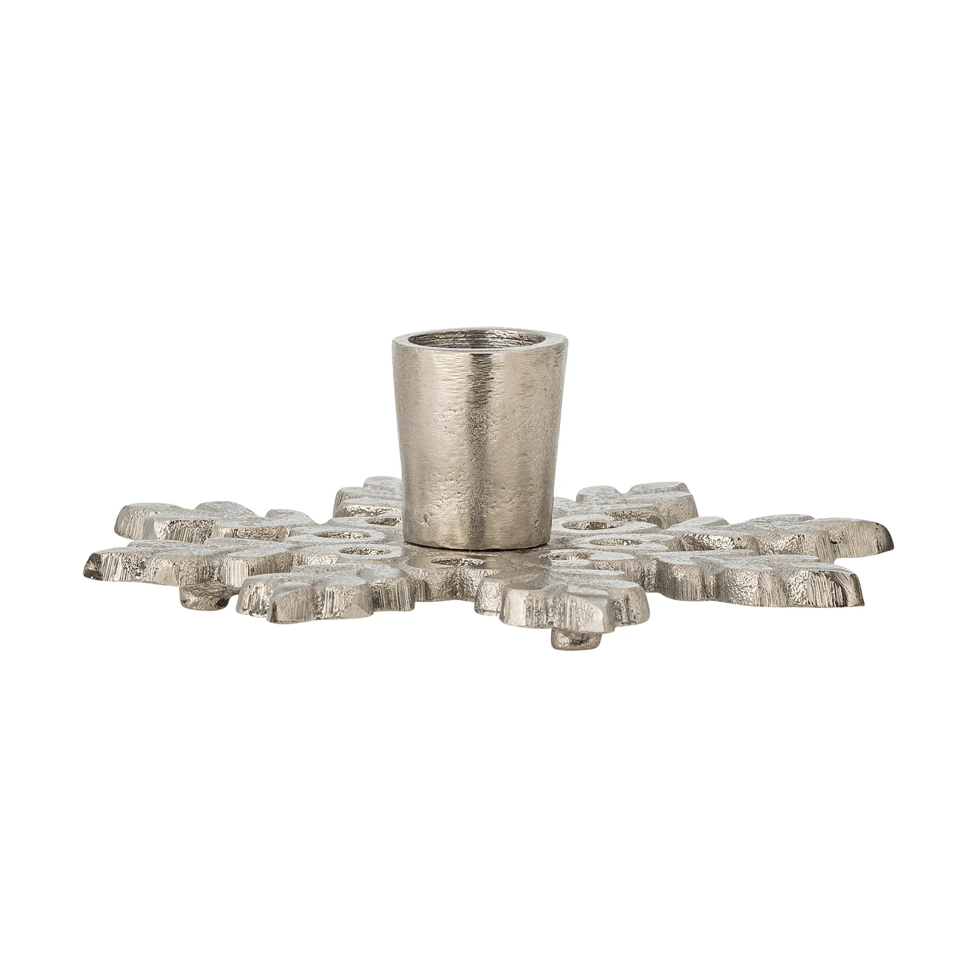 Kashi kandelaar, Zilver, Ø13,5 cm Bloomingville