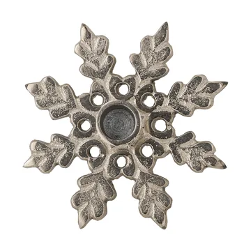 Kashi kandelaar - Zilver, Ø13,5 cm - Bloomingville