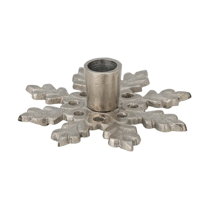Kashi ljusstake - Zilver, Ø13,5 cm - Bloomingville