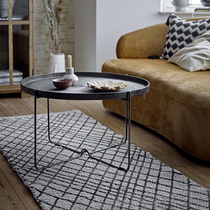 Kaya wollen vloerkleed 80x250 cm - Grijs - Bloomingville