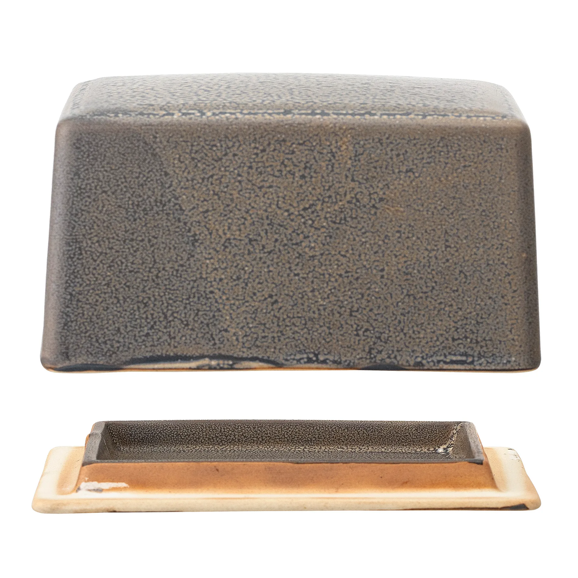 Kendra botervloot aardewerk, Grijs Bloomingville