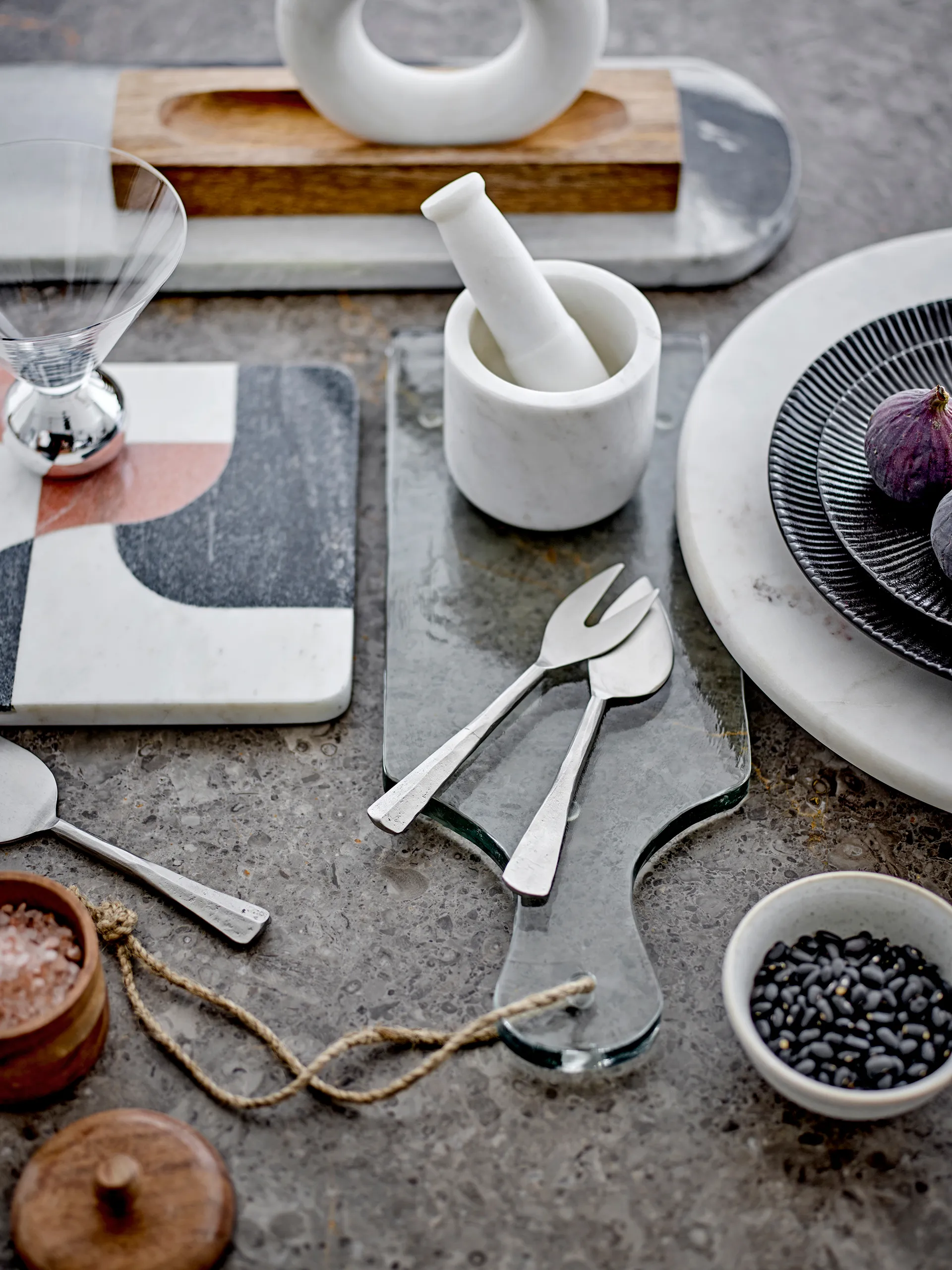 Kinnie kaasmessenset 3-delig, Roestvrij staal Bloomingville