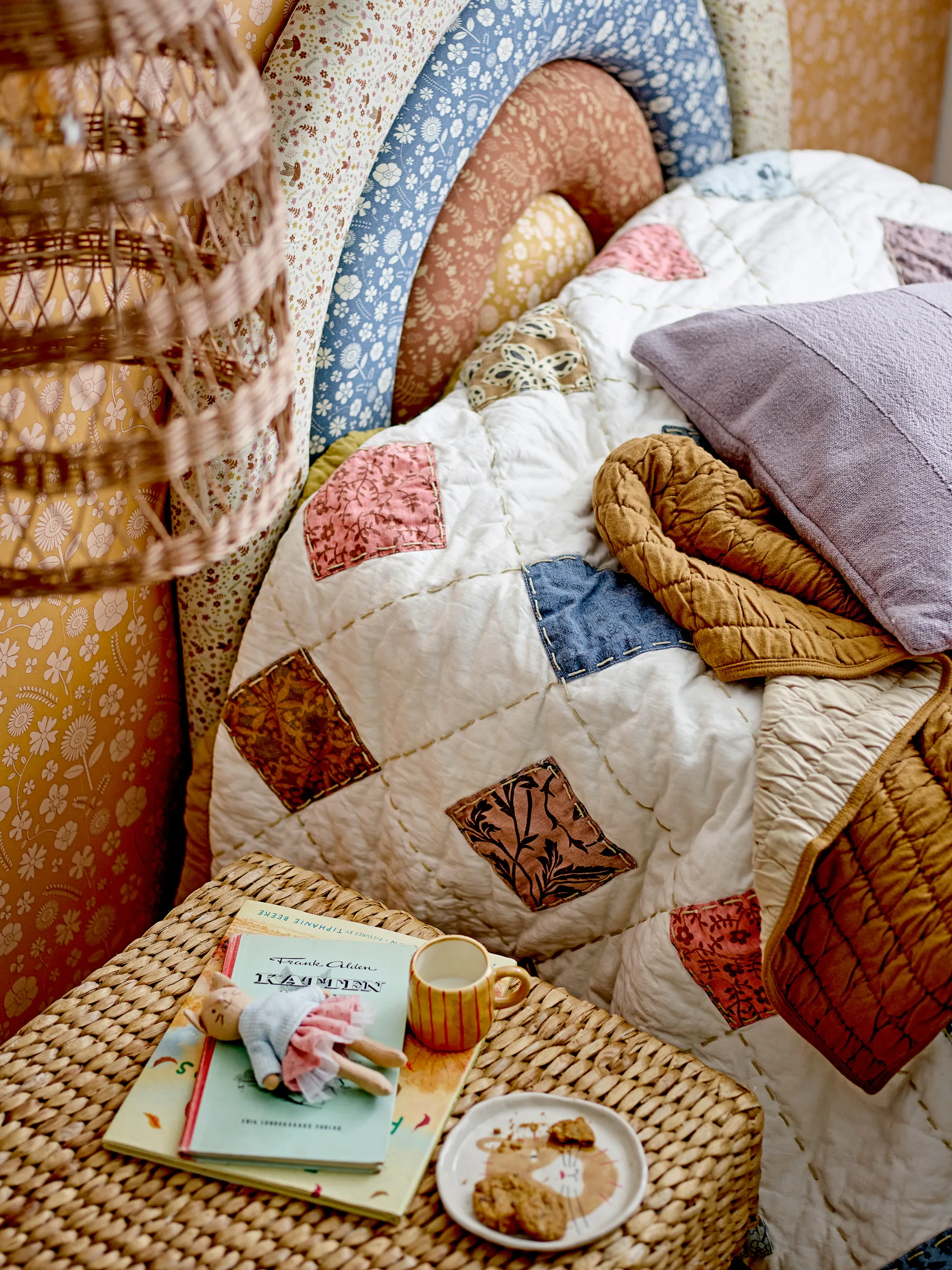 Kittie kinderservies aardewerk 3-delig, Kat Bloomingville