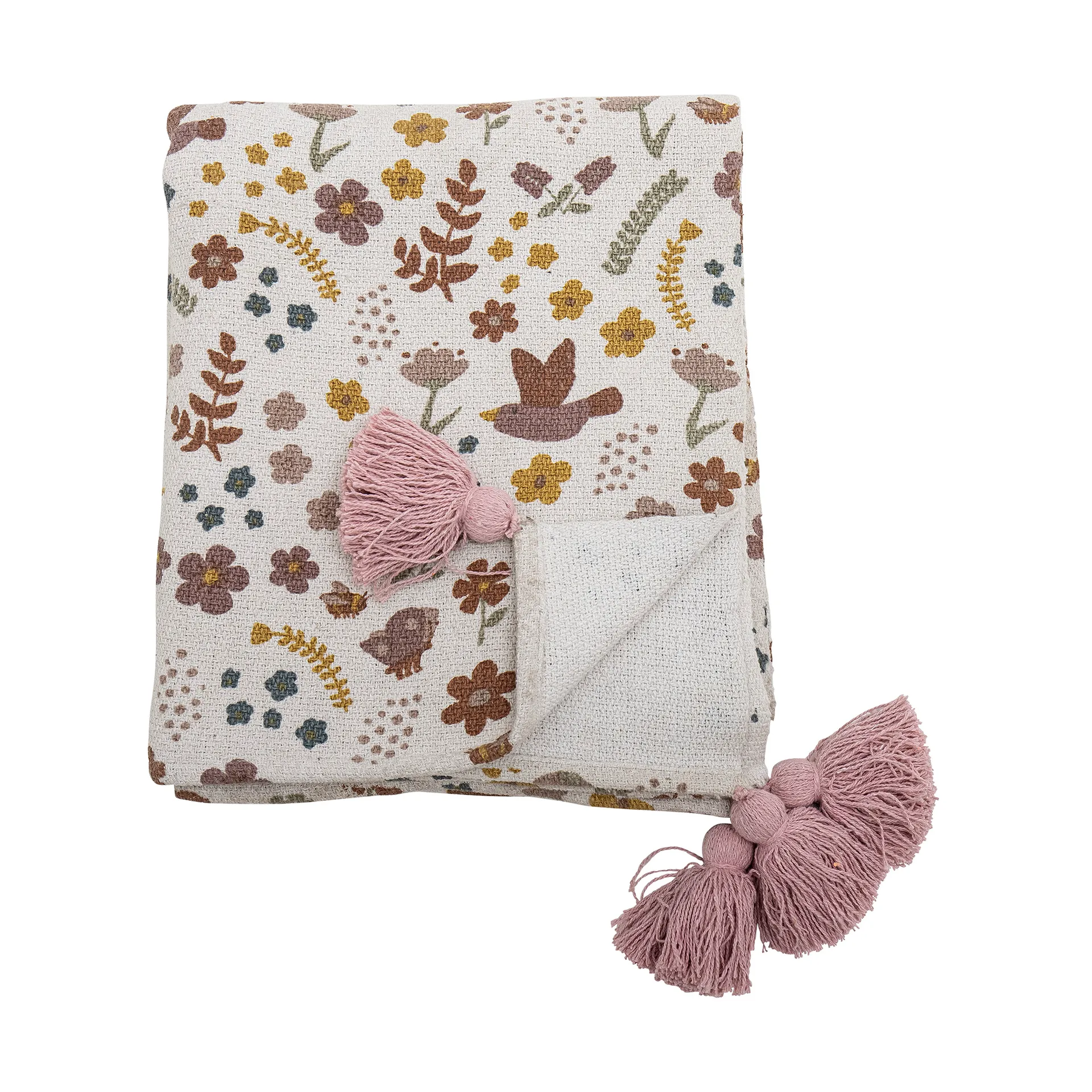 Kristine plaid 130x160 cm, Nature Bloomingville