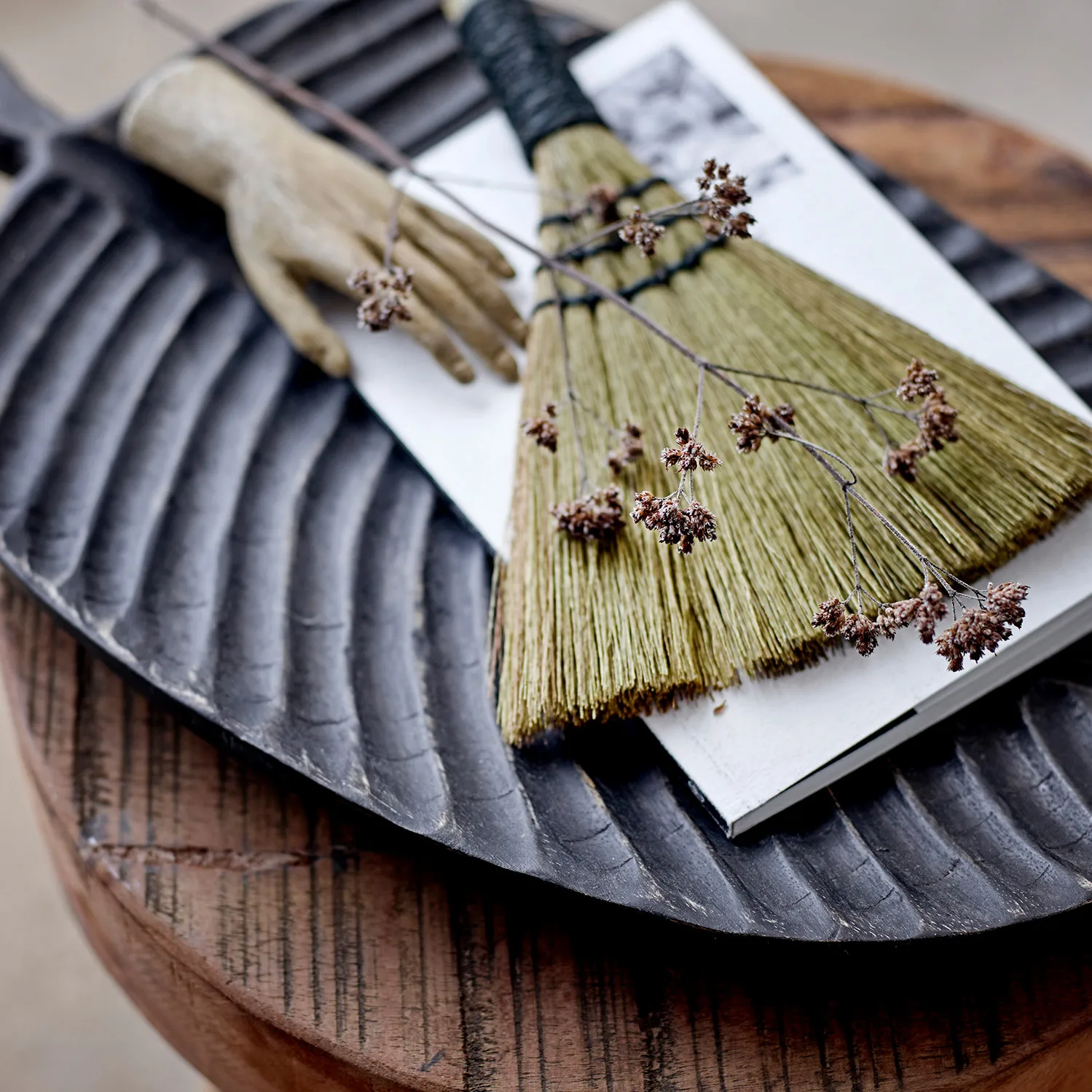 Kylar decoratieschotel, Bruin Bloomingville