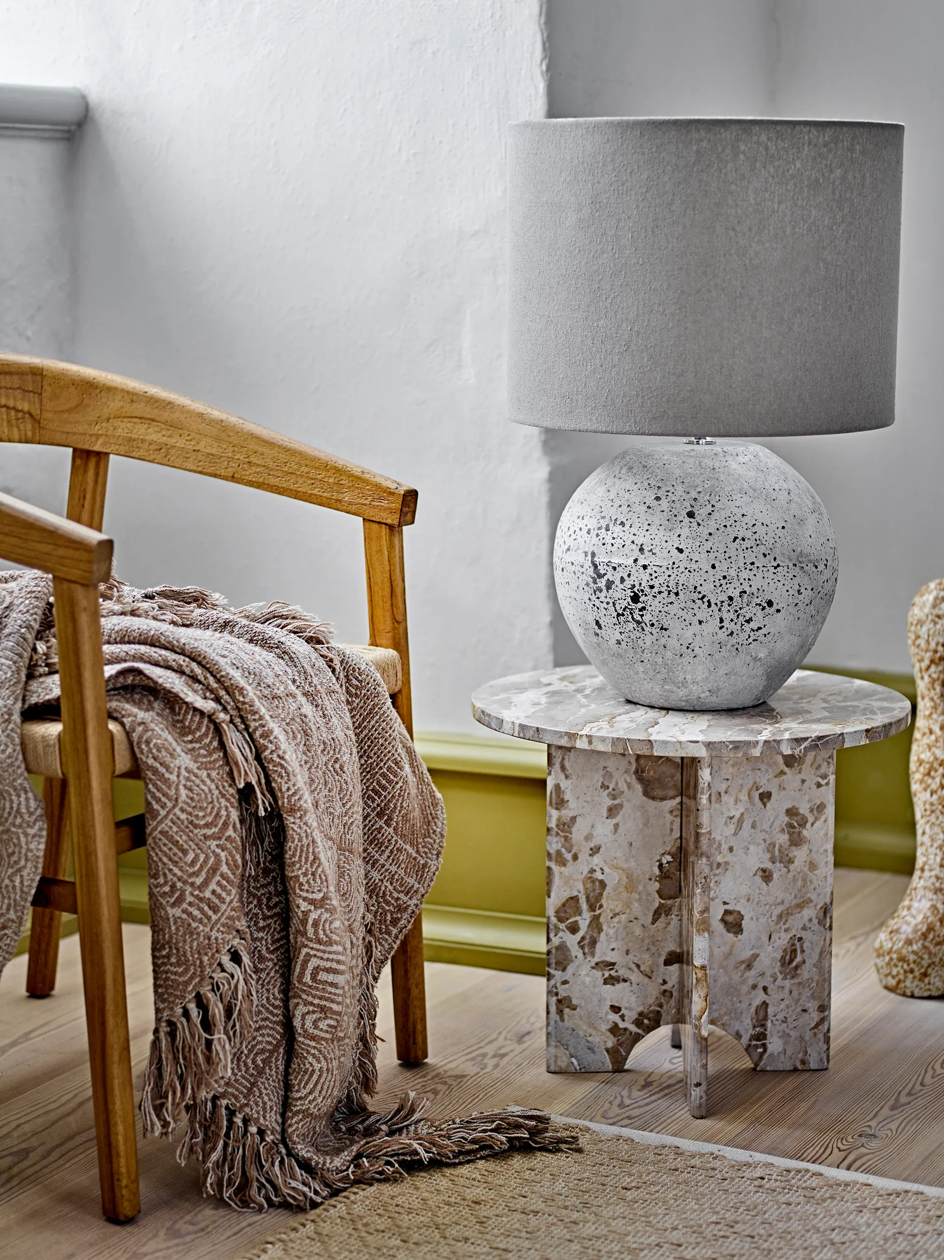 Lamar vloerkleed, 80x250 cm, Natuur Bloomingville