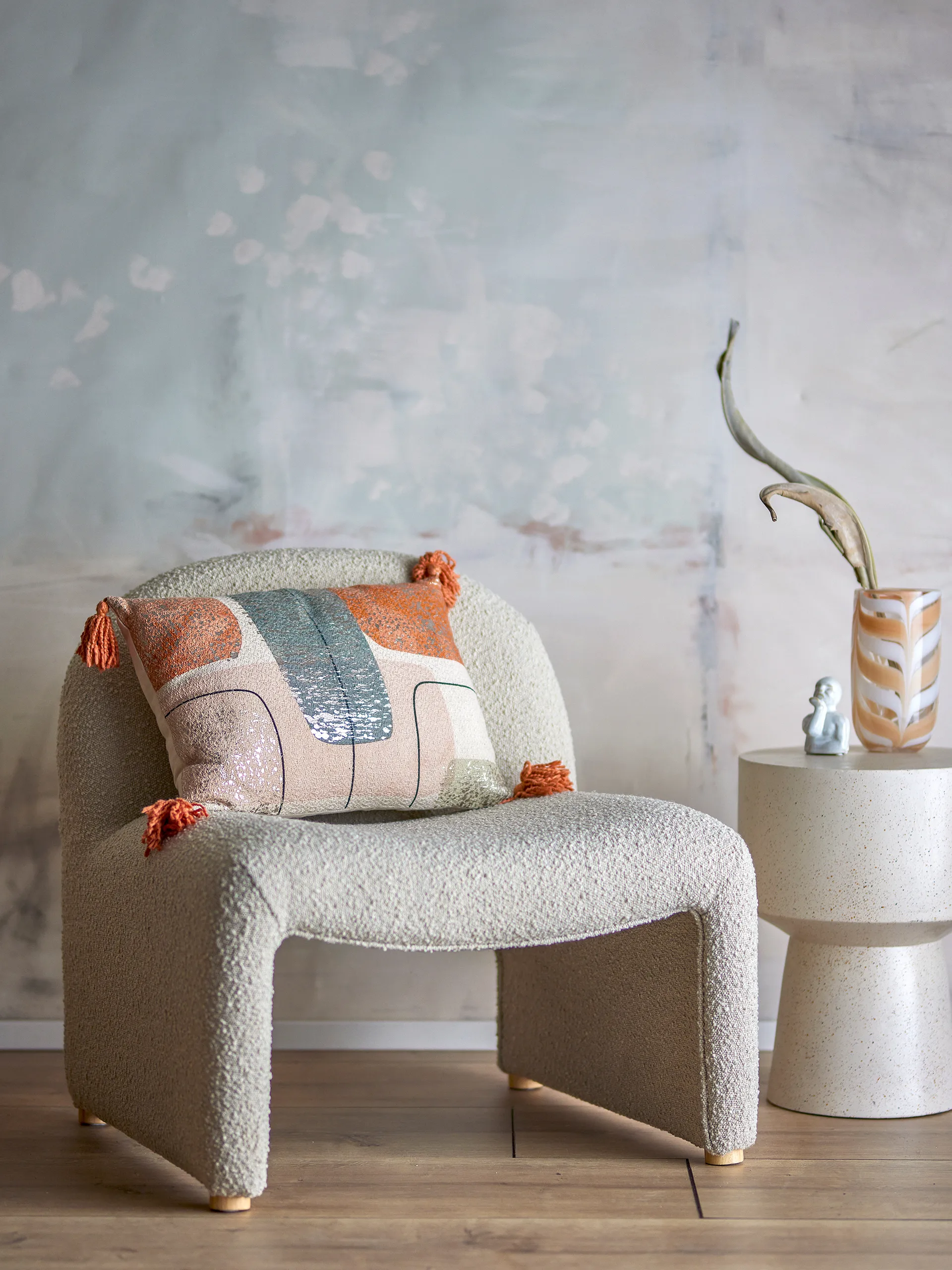 Lanzo kussen 35x50 cm, Oranje Bloomingville