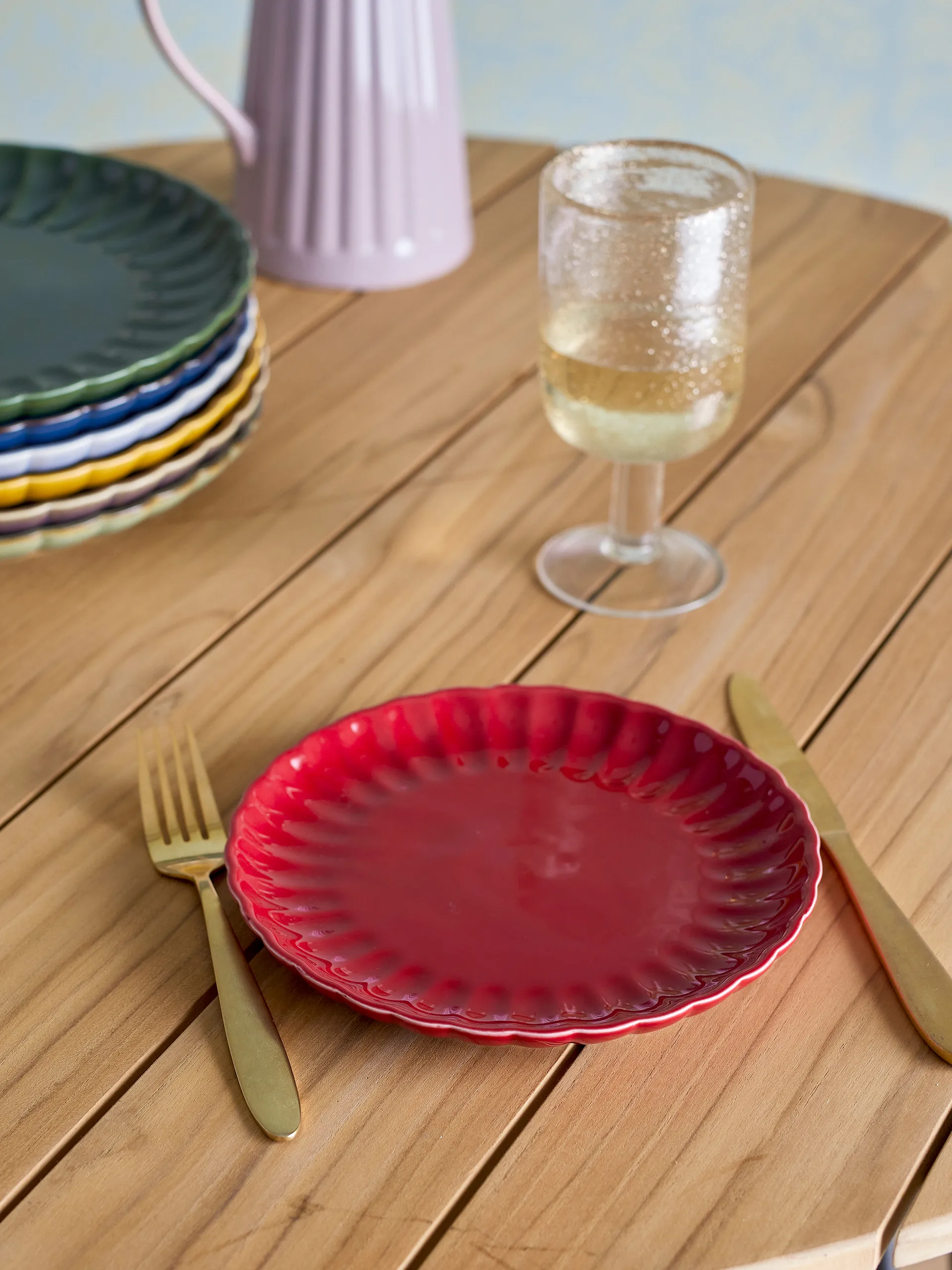 Latina bord Ø20 cm, Red Bloomingville