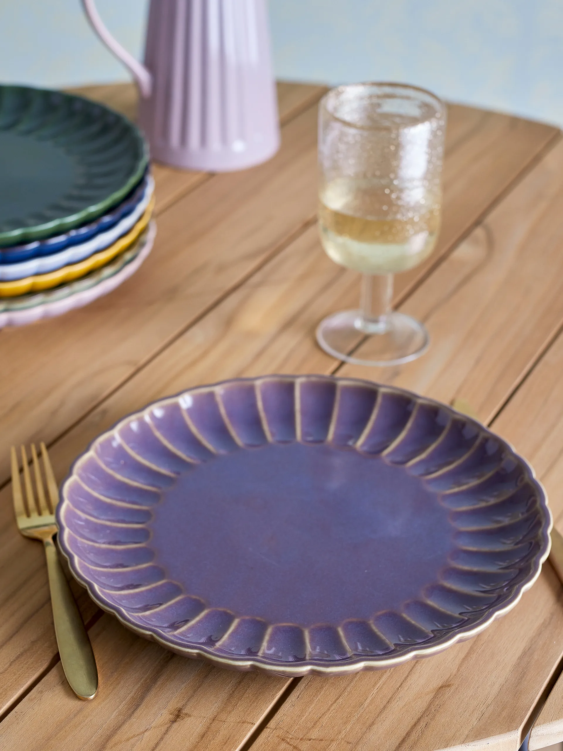 Latina bord Ø27 cm, Purple Bloomingville