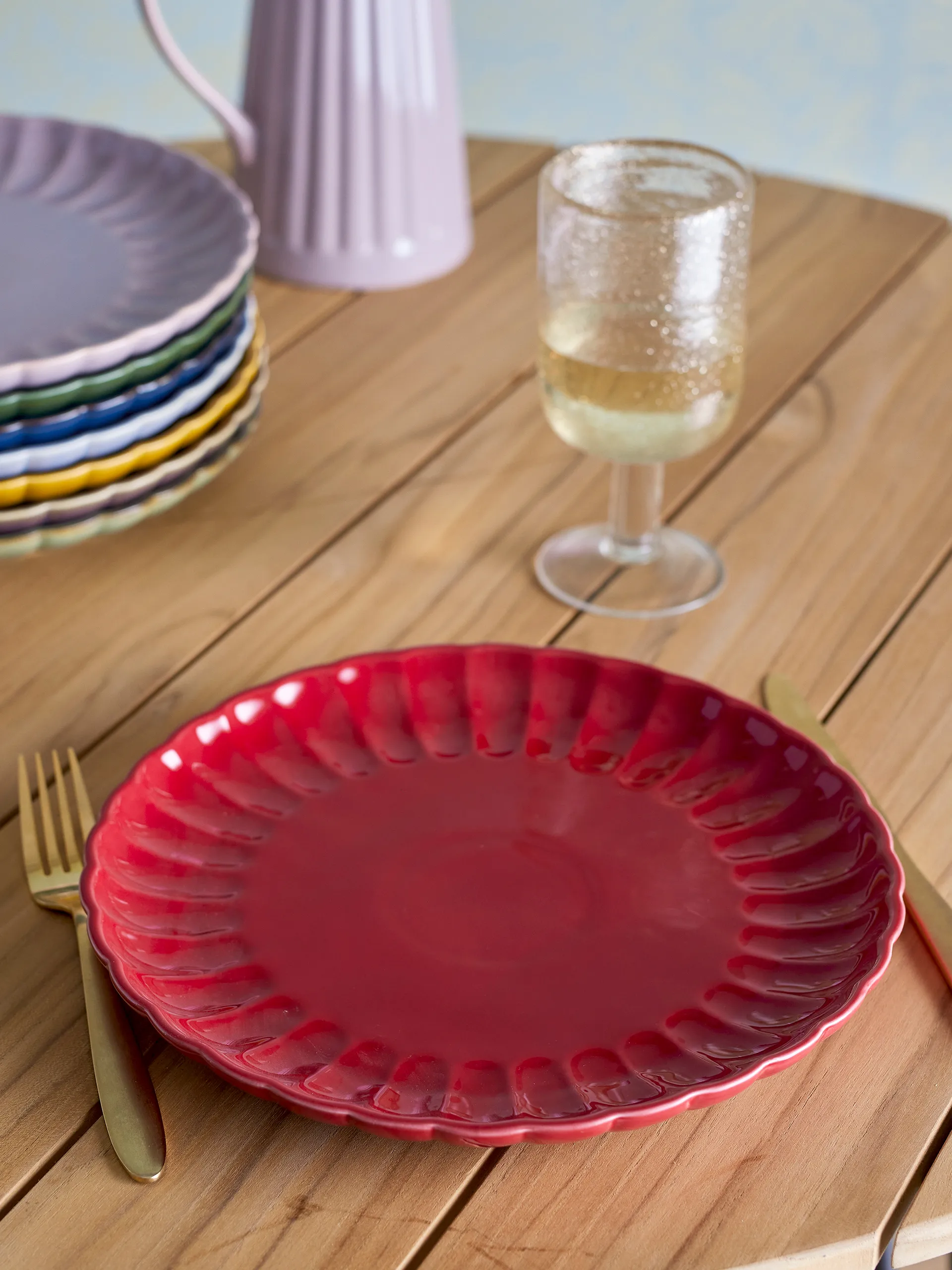 Latina bord Ø27 cm, Red Bloomingville