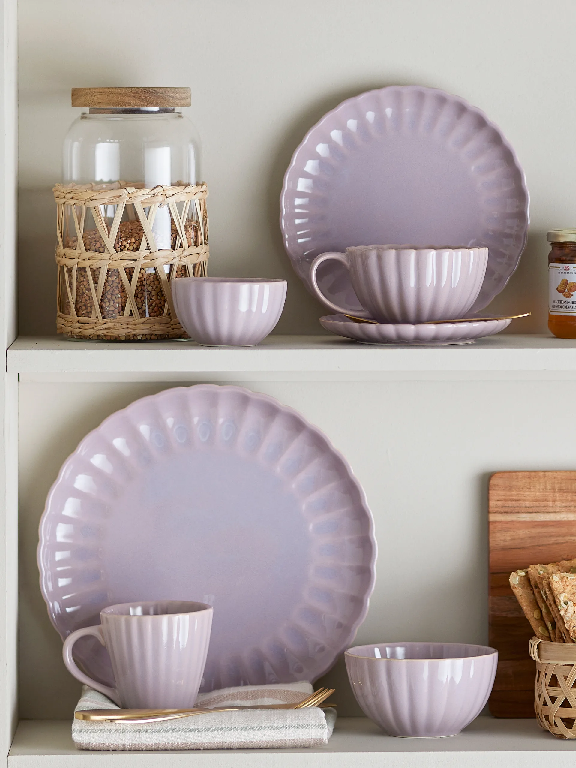 Latina kop 22 cl met schotel, Rose Bloomingville