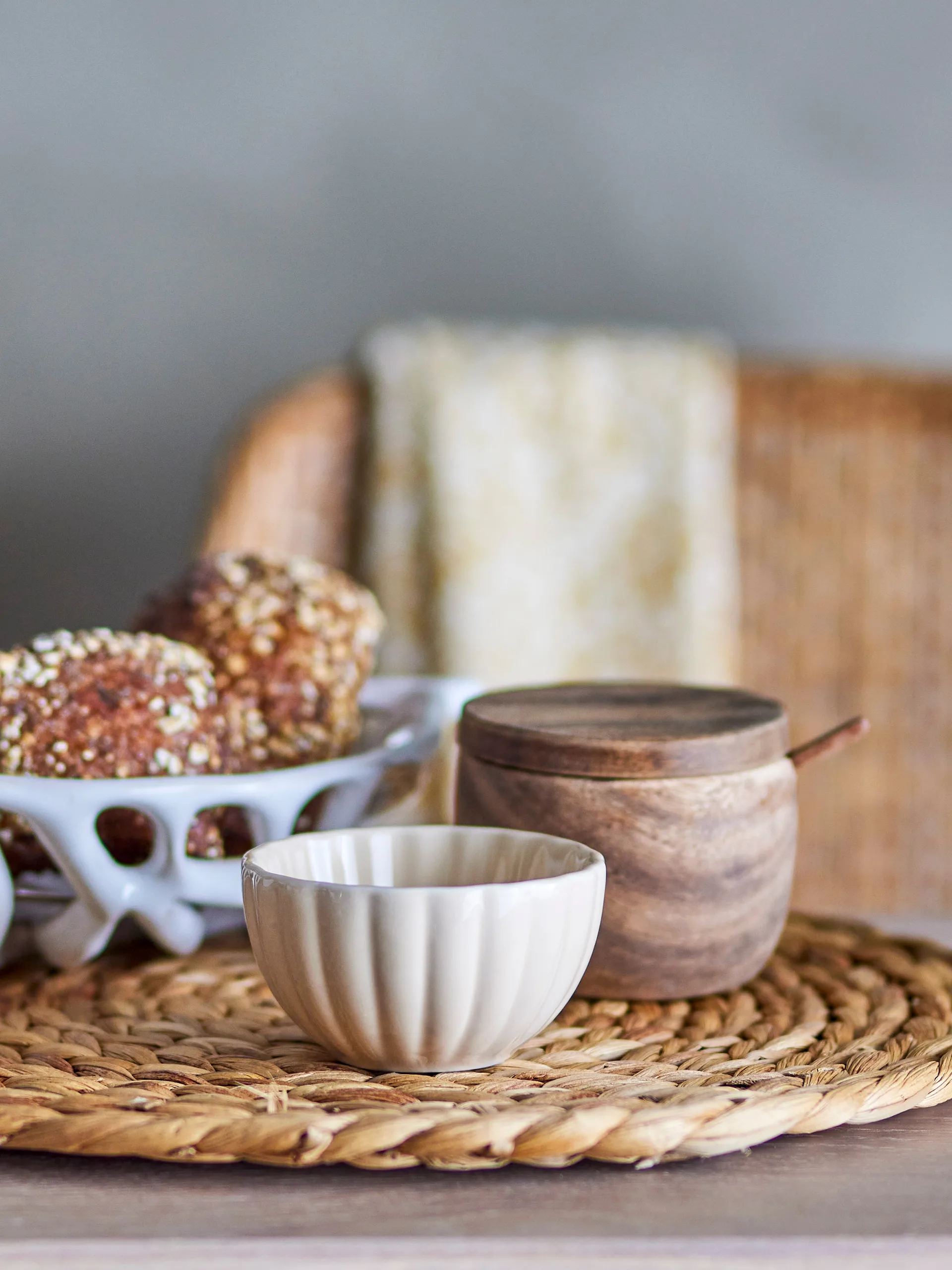 Latina schaal Ø12 cm, Nature Bloomingville