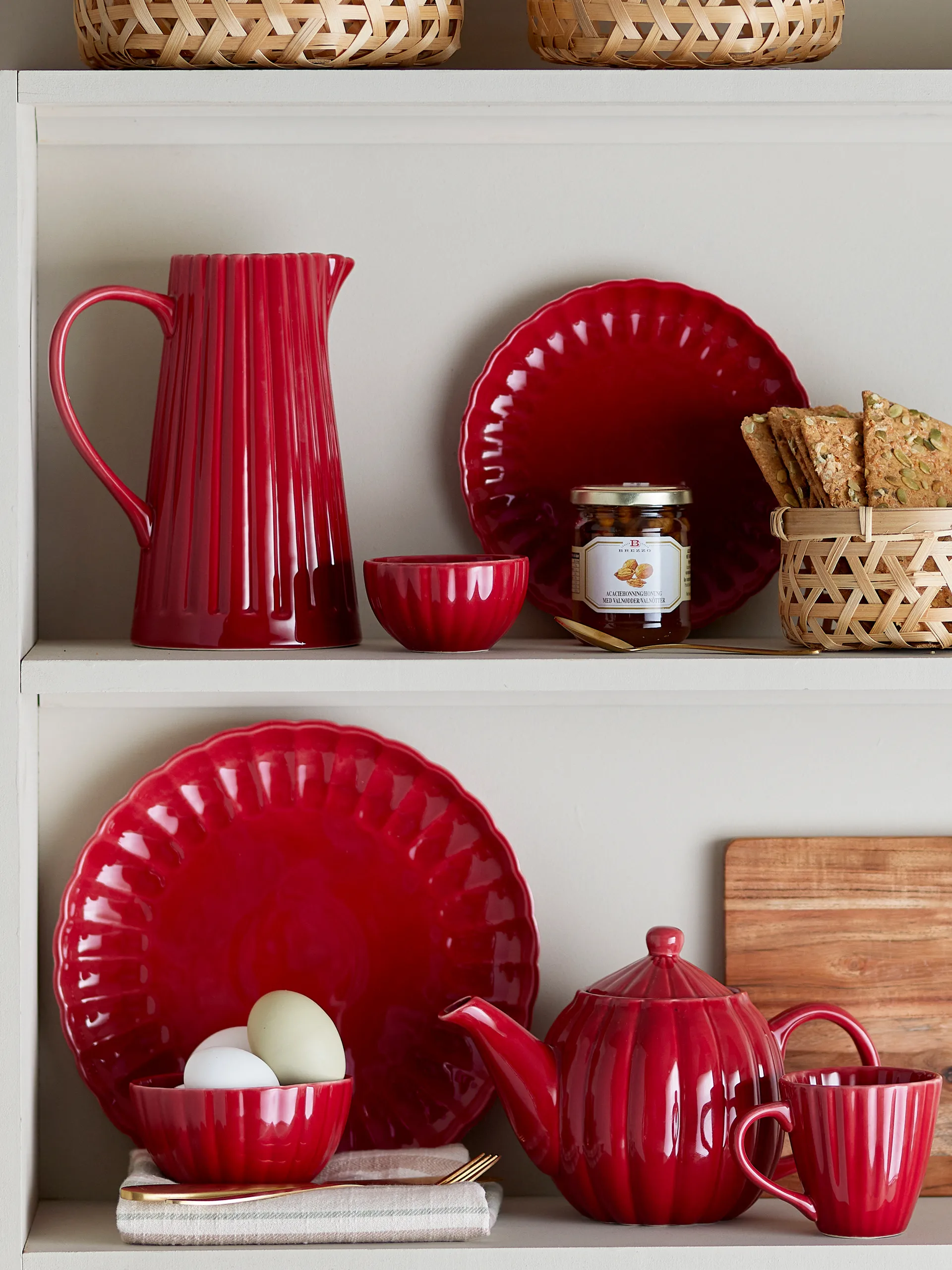 Latina schaal Ø12 cm, Red Bloomingville