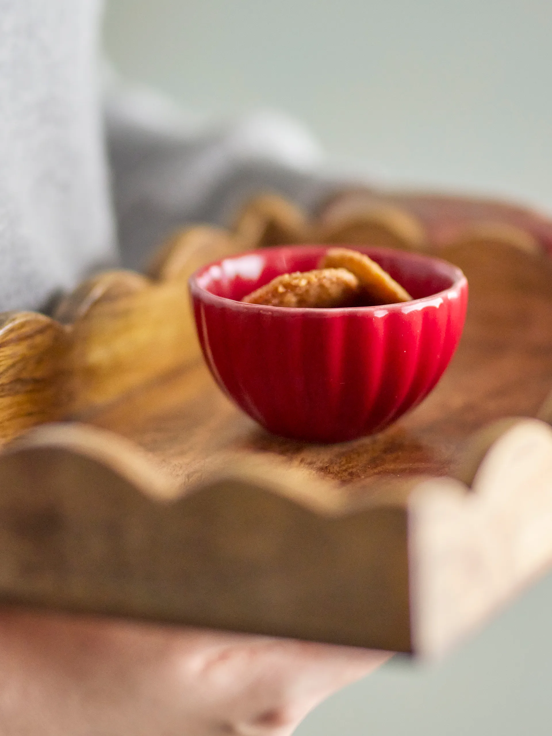 Latina schaal Ø9 cm, Red Bloomingville